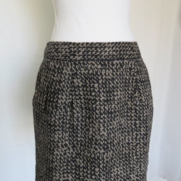 GAP Women’s Black Gray Cotton Lining Mini Skirt Size 4 - Picture 2 of 10